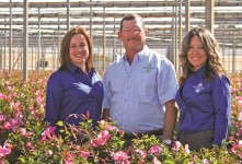 Delray Plants' Cerie Velez, Randy Gilde and Natalie DiScascio