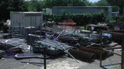 These stolen carts were recently found at a Texas scrap metal yard that was busted for cart theft.
