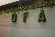 OFA topiary sign