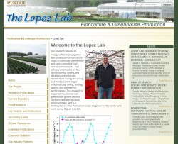 Purdue's Lopez Lab website