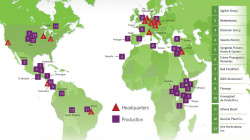 Top 10 Cuttings Producers–World Map 2013