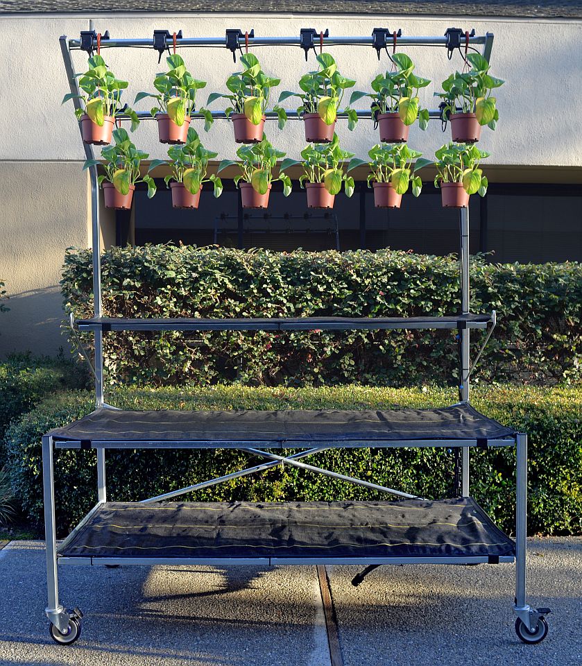 Hanging basket watering system from WaterPulse