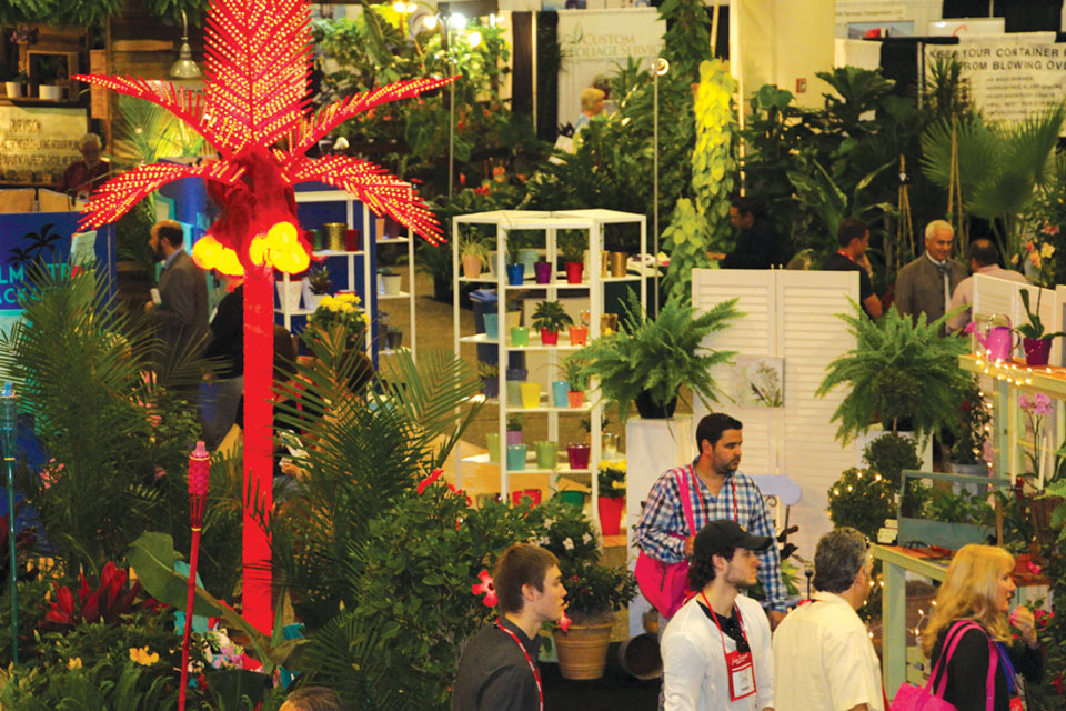TPIE 2017 tradeshow floor Tropical Plant International Expo