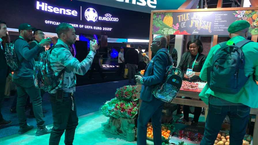 PMA Farmers Market booth at CES 2020