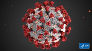 Detailed illustration of coronavirus