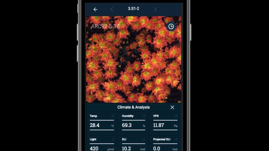 AI digital crop surveillance on iPhone