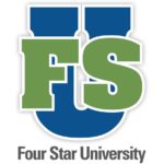 Four Star University Logo Vertical