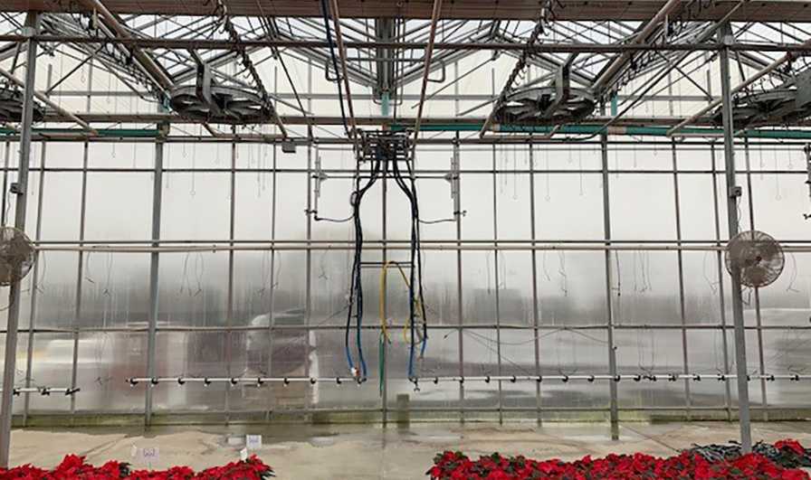 Boom System at Michael's Greenhouses