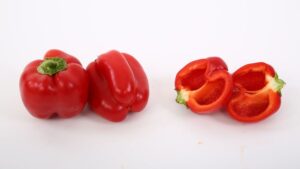 Seedless Pepper Open seedless sweet peppers