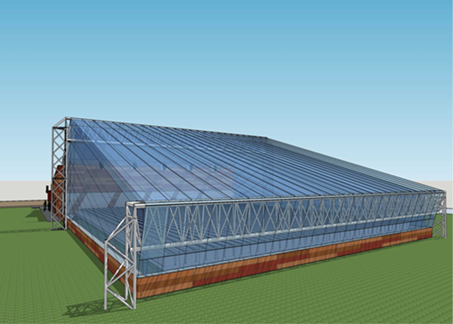 AgriFORCE Growhouse Rendering
