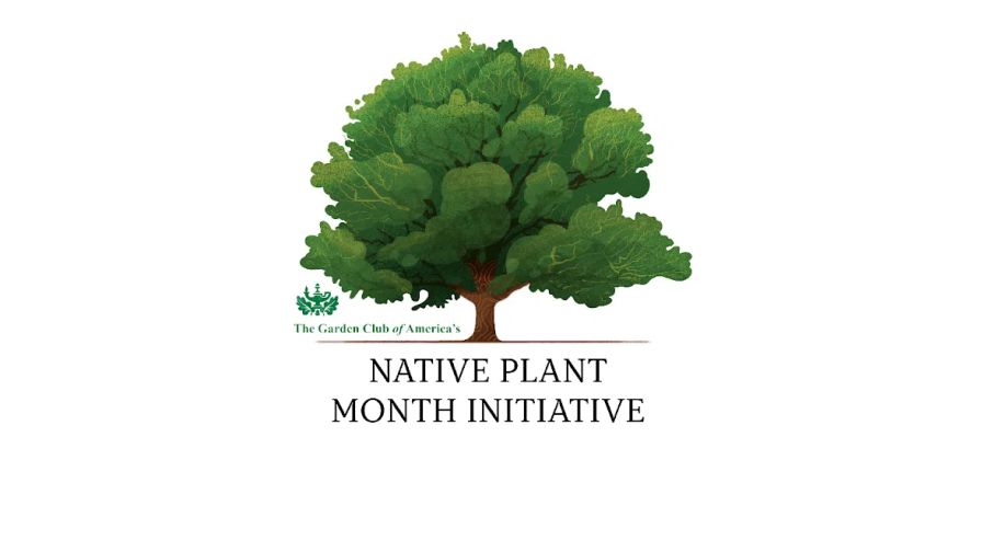 Native Plant Month Initiative banner from The Garden Club of America