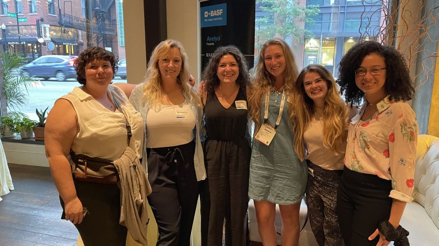 Greenhouse Grower Senior Editor Julie Hullett met a great group of women from Walters Gardens and Pope’s Plant Farm at the BASF reception during Cultivate’23