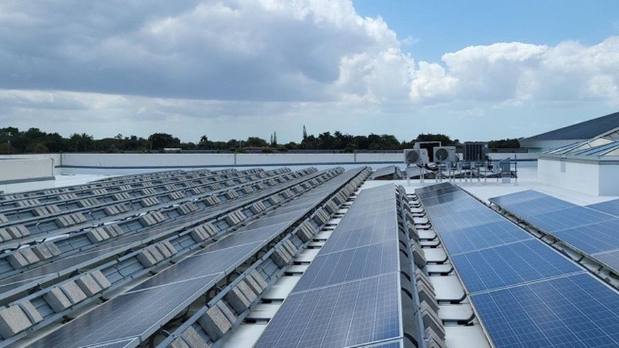 Solar Panels at Costa Farms HQ for MPS sustainable efforts