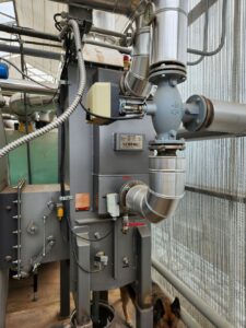 D.S. Cole Growers condensing unit on a boiler for waste heat