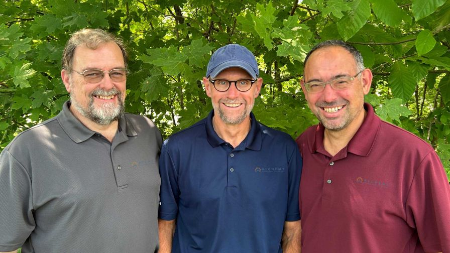 Alchemy Greenhouse Solutions (left to right) James Parris, Michael Kovalycsik, and Bill Vietas