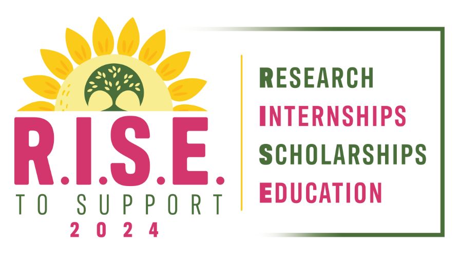 R.I.S.E. to Support 2024 (Research, Internships, Scholarships, Education) image banner from the American Floral Endowment (AFE)