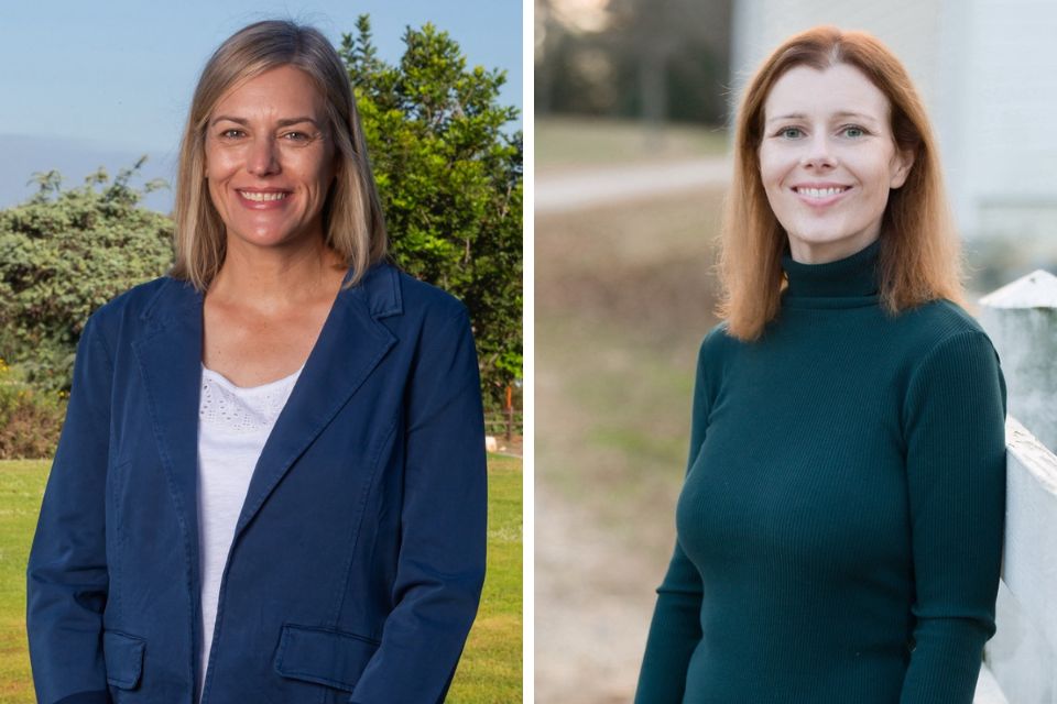 The new hires of Sarah Thompson (left) and Michelle McElhannon, Ph.D. (right) to Dümmen Orange