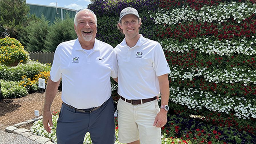 John Gaydos (Left) and Noah Derohanian (Right) at Pleasant View Gardens