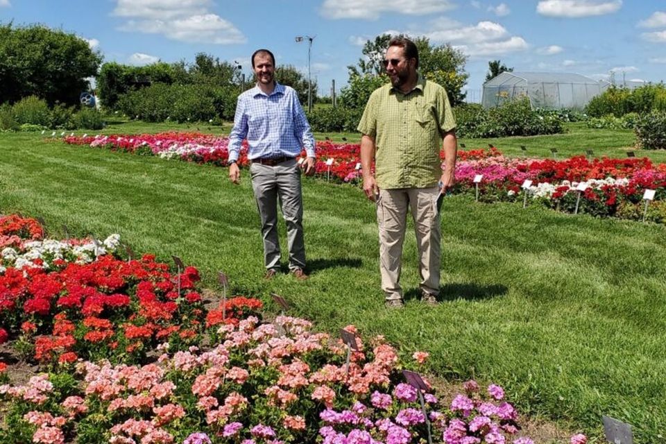 Brian Karthauser attending the Summer Trials at the University of Wisconsin, Madison Agricultural Research Station