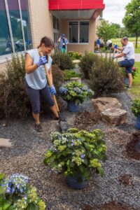 Bailey Nurseries elementary school planting