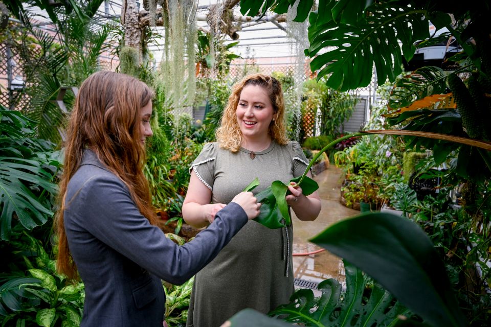 Melinda Knuth (right) with NC State University student Emma Arlene (left)