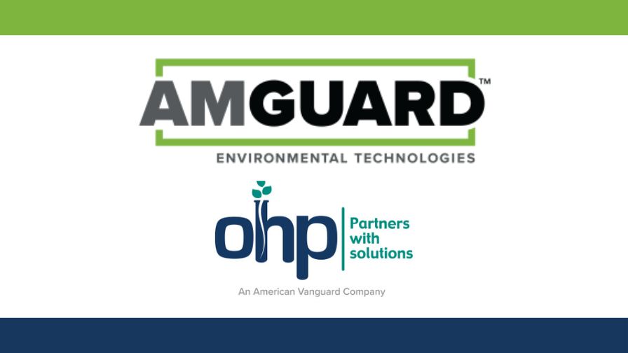AMGUARD (Top) and OHP (Bottom) company logos.