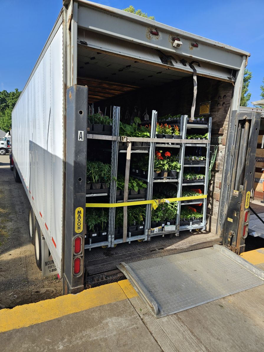 Renee Phelps says Spring Creek Gardens uses software to optimize routes and calculate the number of racks per load to make the most of every truck.