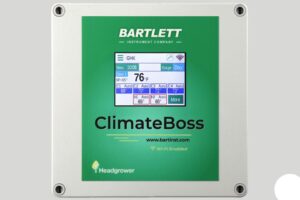 The ClimateBoss is an environmental touchscreen controller configured for one or two zones of climate/environmental control.