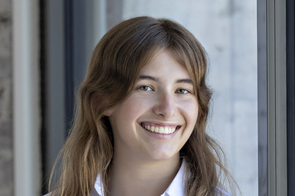 Vic and Margaret Ball Internship Winner Alana Wood.