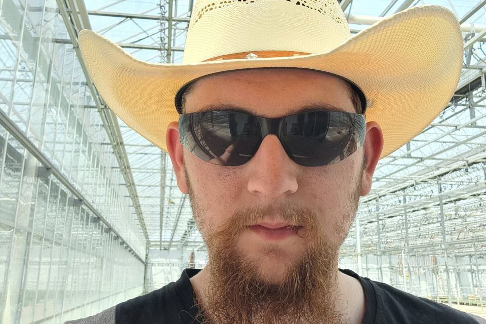 Vic and Margaret Ball Internship Winner Timothy Pearce.