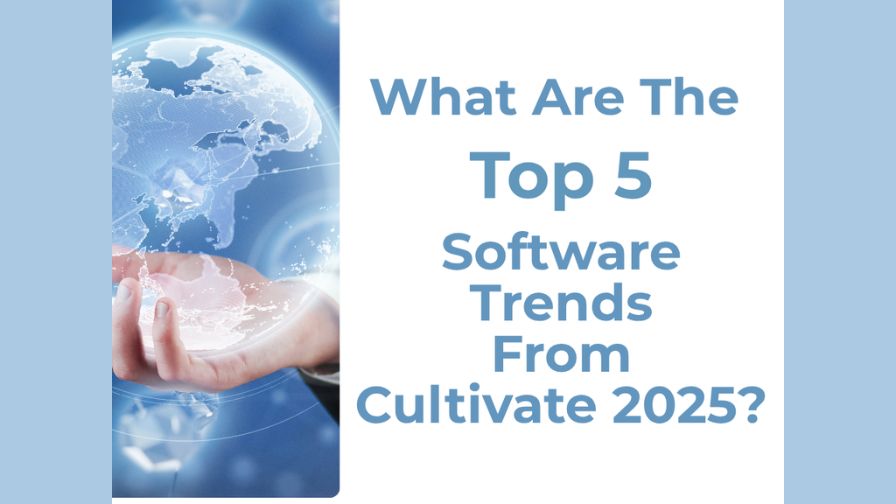 "What Are the Top 5 Software Trends from Cultivate 2025?" article graphic.