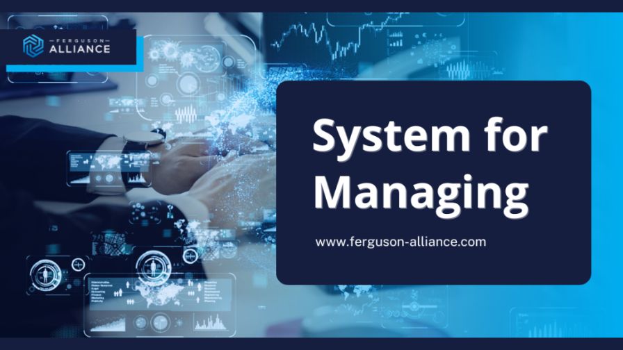 "System for Managing: The 5 Phases of Effective Business Management in Family Enterprises" header image graphic from Ferguson Alliance article.
