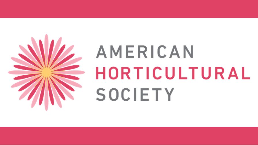 American Horticultural Society logo, for article on its 2025 fall courses and certificates.