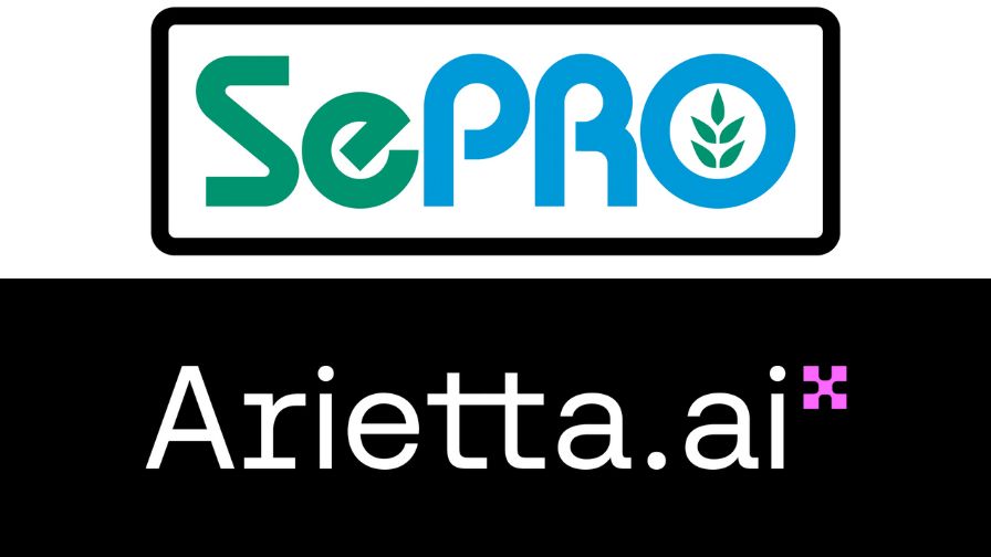 The SePRO (top) and Arietta.ai (bottom) logos.
