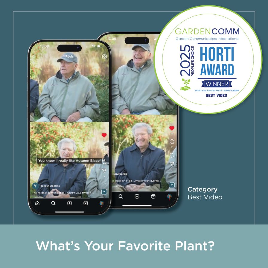 2025 People’s Choice Horti Award for the “What’s Your Favorite Plant” video.