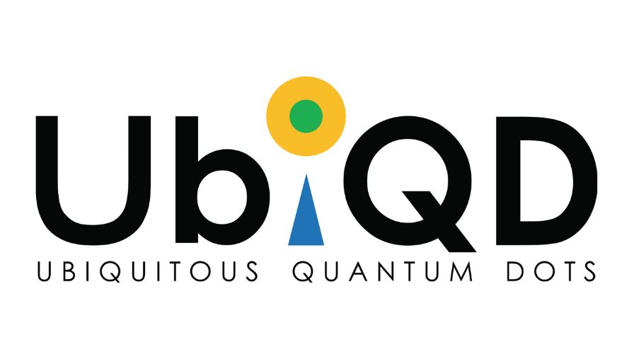 The UbiQD (Ubiquitous Quantum Dots) company logo.