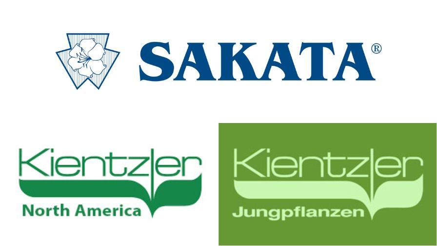 The Global Sakata logo (top) and the Kientzler America (bottom left) and German (bottom right) company logos.