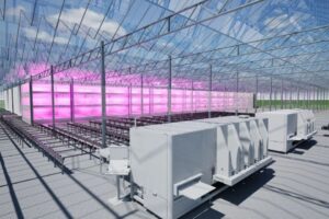 AVF+ Fusion is a fully enclosed, multilayer propagation cell that can be integrated into existing greenhouse structures.