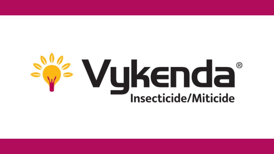 Logo for Vykenda® insecticide/miticide, powered by PLINAZOLIN® technology.