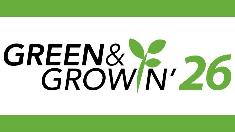 Green & Growin' 26 event logo.