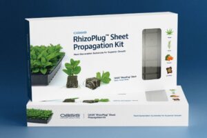The RhizoPlug Sheet Propagation Kit is a retail-focused propagation kit designed for home use and appropriate for all levels of expertise.